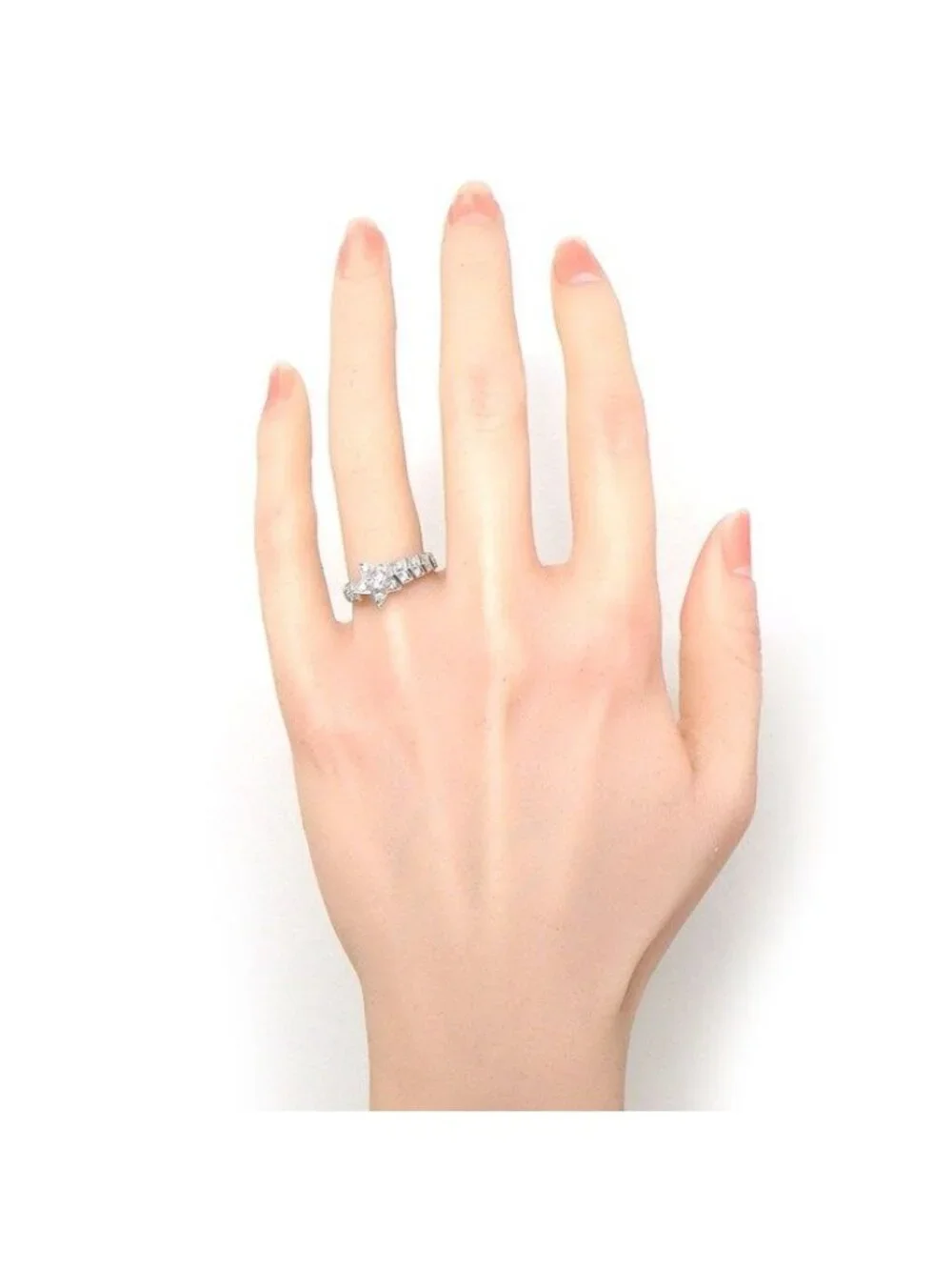 Chanel Ring Comet Shooting Star Motif Half Circle Pave 27 Points Diamond
